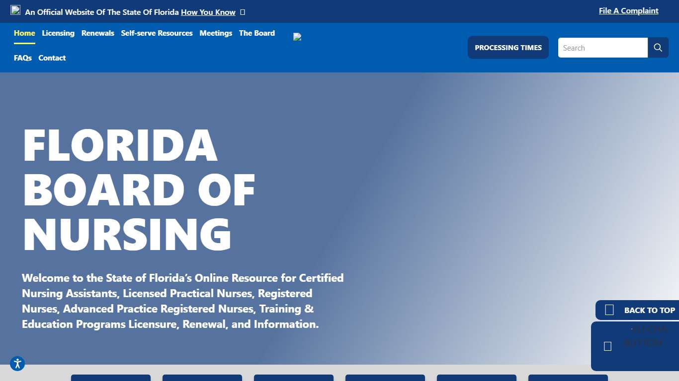 Homepage - Florida Board of Nursing